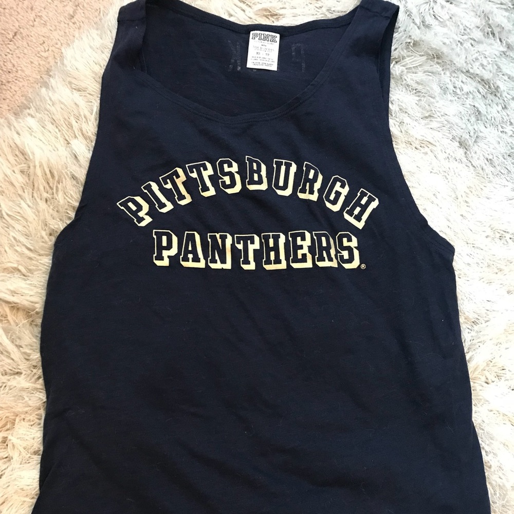 VS Pink Collegiate Pitt Panthers tank top XS